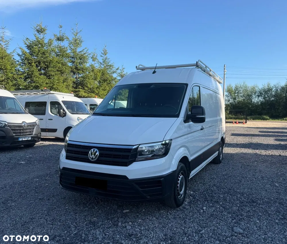Volkswagen Crafter / L3H3 / 2.0 177KM /  AUTOMAT / NAJBOGATSZA WERSJA / TABLET / NAVI / SKÓRA / FV23% - miniatura 3