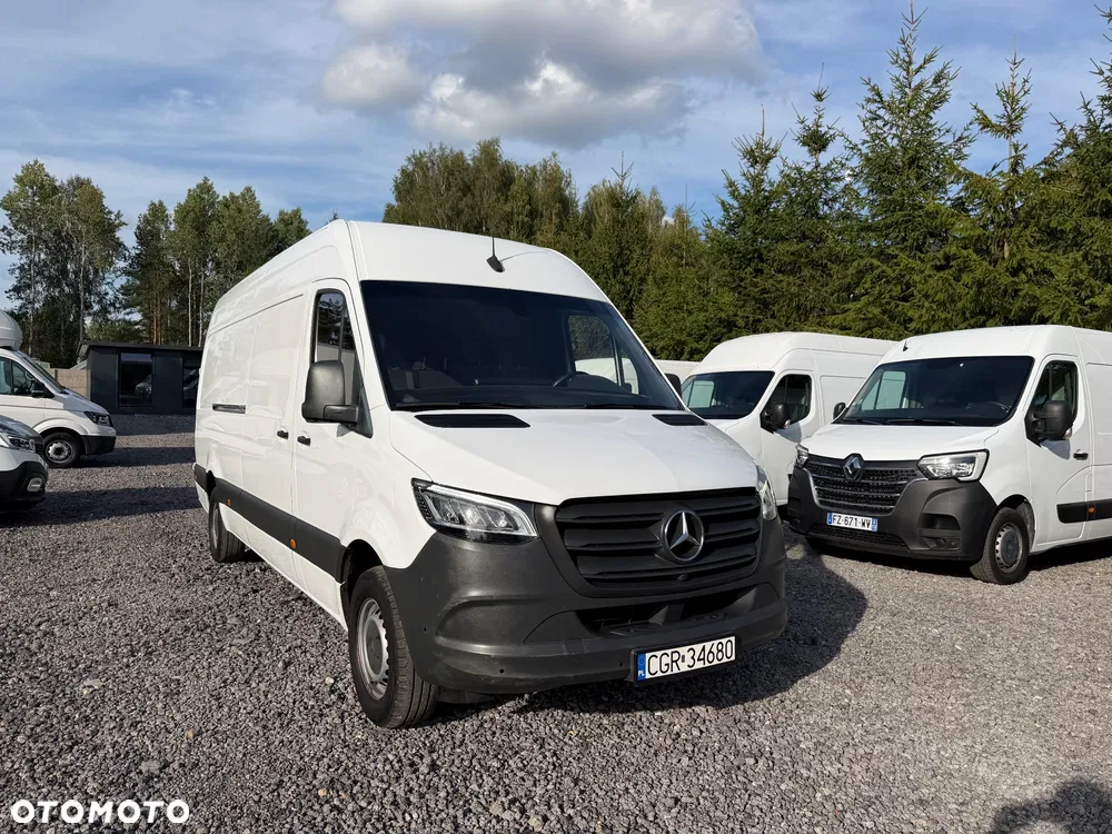 Mercedes-Benz SPRINTER / L4H3 / 2.2D / AUTOMAT /  NAJBOGATSZA WERSJA / KAMERY 360 / FV23%