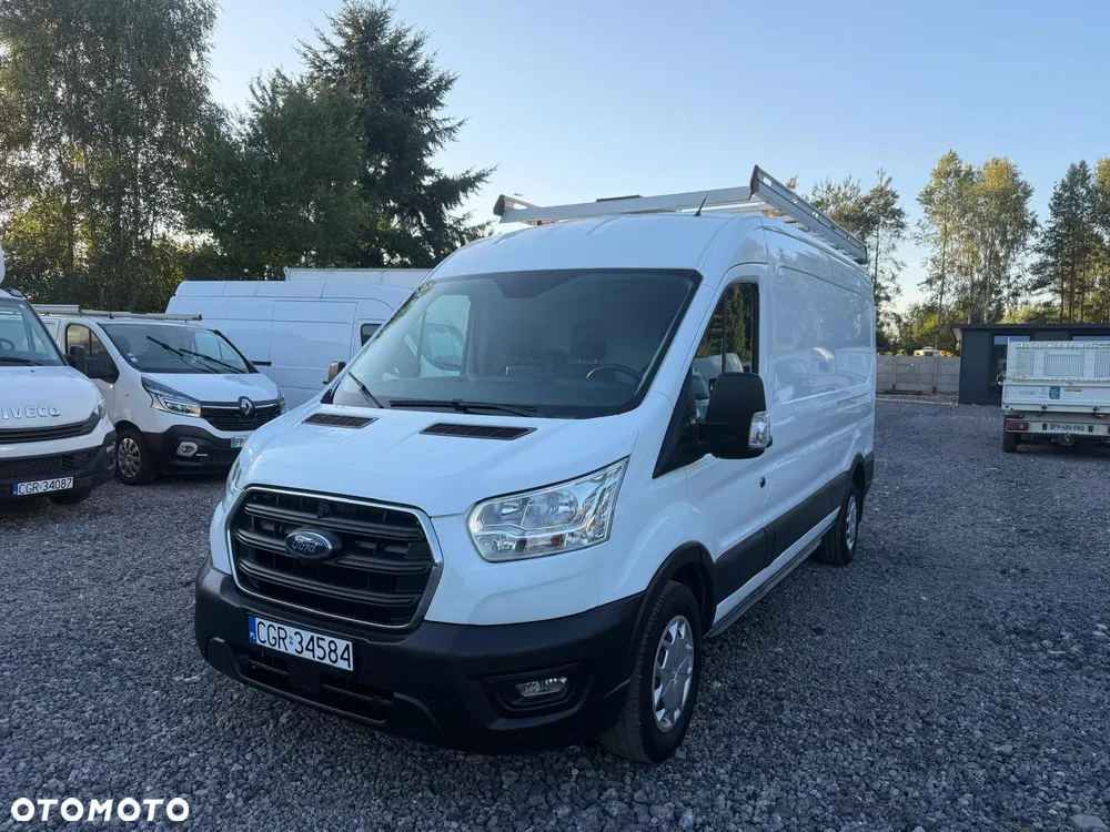 Ford Transit / L3H2 / NAJBOGATSZA WERSJA / Kamera / Zabudowa / Bagażnik dachowy / FV23% /